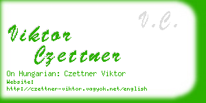 viktor czettner business card